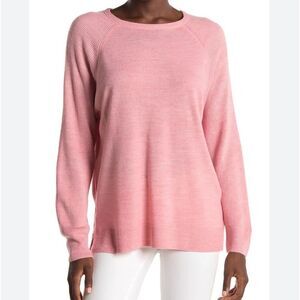 Sweet Romeo Ribbed Raglan Sleeve Sweater‎